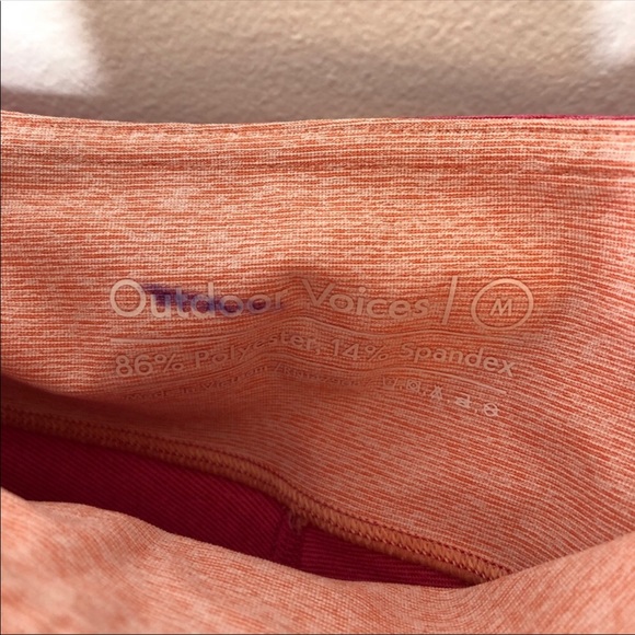 Outdoor Voices 7/8 Spring Pink Tri Tone Leggings - Picture 7 of 7